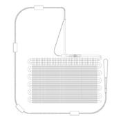 evaporator battery, vertical, Freezer