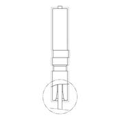 spark plug,ignition,triple crown burner,L=400