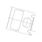 compartment door, outer