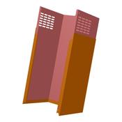 chimney, assembly, black,