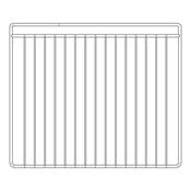 grill grid, 422,8x347x20.3mm