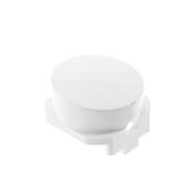 button, white, round, Ø19.5mm