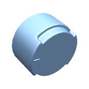 knob, black