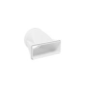 Transition piece flat duct (220 x 90 mm) to 150 mm round duct - M2CKCF02U