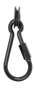 Safetex Galvanized Carabiner for Safety ropes with Integrated Thimble (10 Pack)