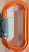 Skylotec DOUBLE O TRI 2.0 Oval Carabiner, AL, TRILOCK, orange, grey image