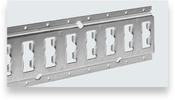 Safetex Anchor Rail Slotted Hole Combination, Zinc-Plated Steel