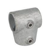 Doughty Pipeclamp Angled Single Socket Tee 4-10 Degree