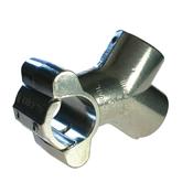 Doughty Modular Corner With Through Centre Tube (Magnesium Alloy)