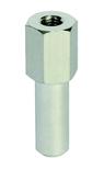 Doughty 16mm Spigot with Female Threads (M10/M12)