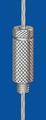 Reutlinger Holder Type 25V M8, Knurled with Safety Nut