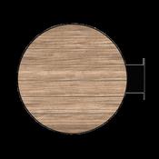 Round Projecting Wooden Sign