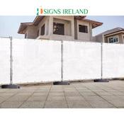 Plain White Heras Banner