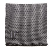 Basket Weave Throw Grey