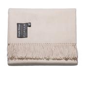Solid Cream Throw
