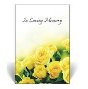 Floral Memorial Card - FM16 image
