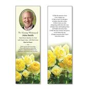 Floral Memorial Bookmark FB26