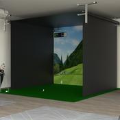 Vanish Series Retractable Golf Enclosure (Vanish 9) - Simulated Sports