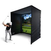 UltraMax High Contrast grey screen enclosures - 3W x 3H x 3D Mtr