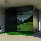 Vanish Series Retractable Golf Enclosure (Vanish 11) - Remote control