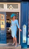 Veromia - V Neck dress - Turquoise image