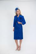 Ophelia Melita Dress and Jacket - Cobalt image