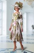 Irresistible - A-Line floral dress - Lime/White image
