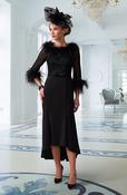 Irresistible - Split length feather detail - Black