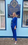 Via Veneto - 3 Piece trouser suit - Royal