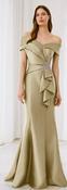 Couture Club - Off the shoulder dress with waist detail