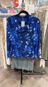 Via Veneto - Top - Blue/Navy Mix Leaf