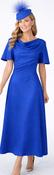 Cassandra  - A Line dress- Royal Blue