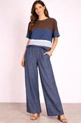 Peruzzi - Wide leg trousers - Denim look