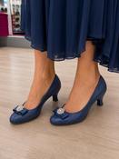 Le Babe shoes - Blue Marino kitten heel