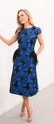 Caroline Kilkenny - short sleeve dress with feather detail image