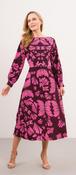 Caroline Kilkenny - Long sleeve Midi dress - Pink image