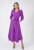 Coco Doll V Neck Wrap effect Emo dress - Lilac image