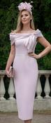 Anoola - Off the shoulder - straight fit dress - Pink image