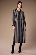 Peruzzi - Abstract stripe dress image