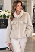 Frank Lyman - Faux champagne fur