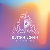 Elton John | Diamonds [Purple &amp; White Coloured Vinyl LP w/ Print] LP image