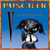 Puscifer | V Is For Vagina [Gatefold Sleeve Limited Edition Orange w/ Yellow Splatter Coloured Vinyl Album] LP image