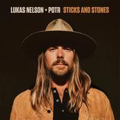 Lukas Nelson + POTR | Sticks and Stones [Dark Blue with White Swirl Vinyl Album] LP image