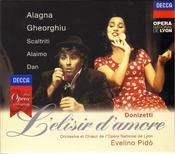Gaetano Donizetti, Roberto Alagna, Angela Gheorghiu, Roberto Scaltriti, Simone Alaimo, Elena Dan, Orchestre De L'Opéra De Lyon Et Chœurs De L'Opéra De Lyon, Evelino Pidò - L'Elisir D'Amore (2xCD, RP + Box)