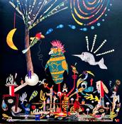 Butcher Brown Featuring Tennishu And R4ND4ZZO BIGB4ND - Triple Trey (LP, Blu + 7") image