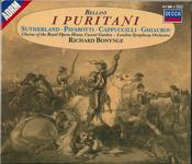 Vincenzo Bellini - Joan Sutherland, Luciano Pavarotti, Piero Cappuccilli, Nicolai Ghiaurov - Chorus Of The Royal Opera House, Covent Garden, London Symphony Orchestra - Richard Bonynge - I Puritani (3xCD, RM + Box, RE)