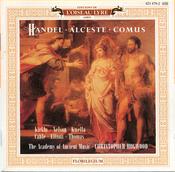 Handel* - The Academy Of Ancient Music, Christopher Hogwood - Alceste • Comus (CD, Album, Comp) image