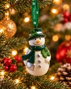 Irish Snowman Christmas Decoration image