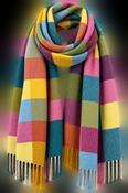 Multicoloured Patchwork Scarf