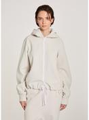 Lis Lareida Memphis Zip Up Hoodie in Flour